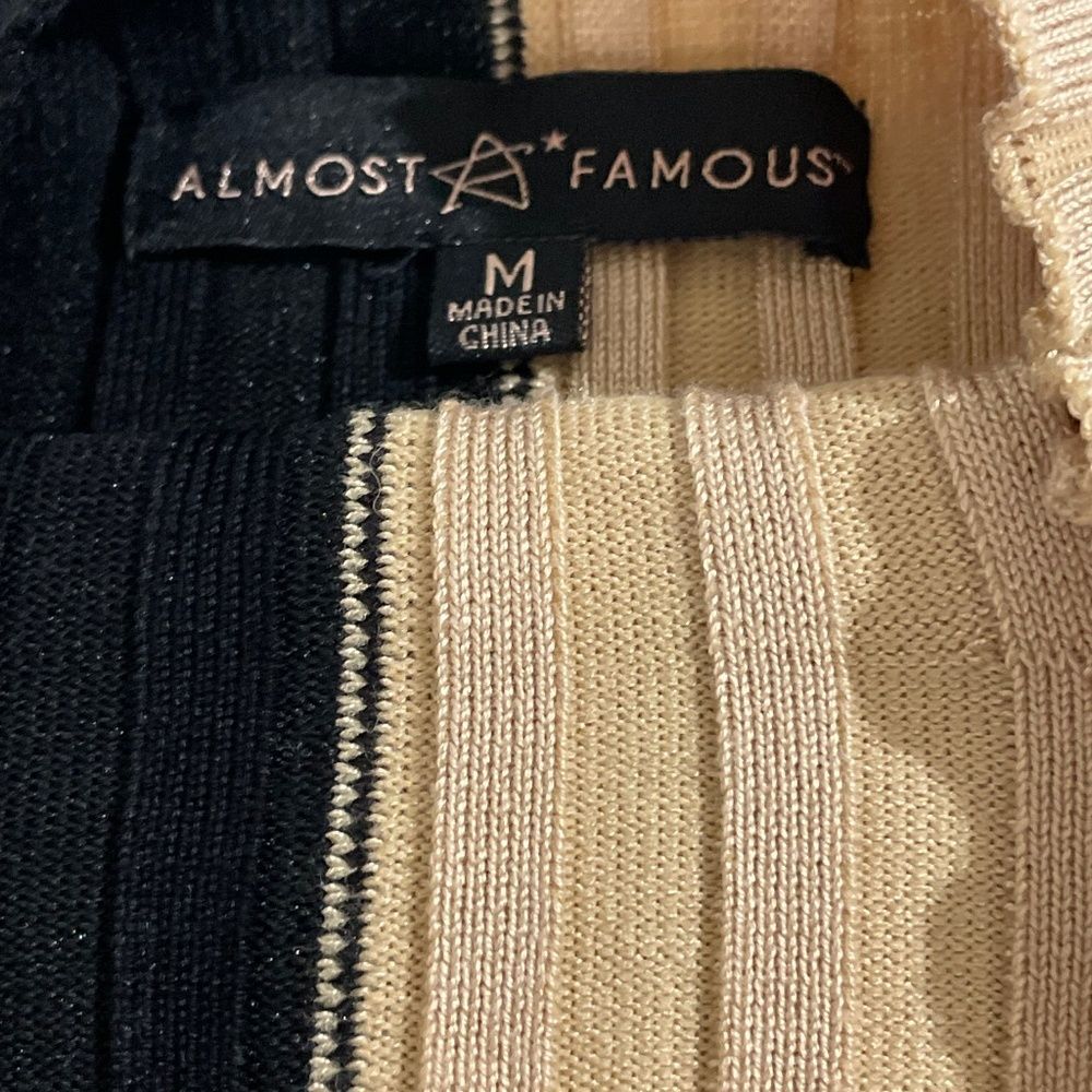 Two Toned Ribbed Shirt - Picture 3 of 4